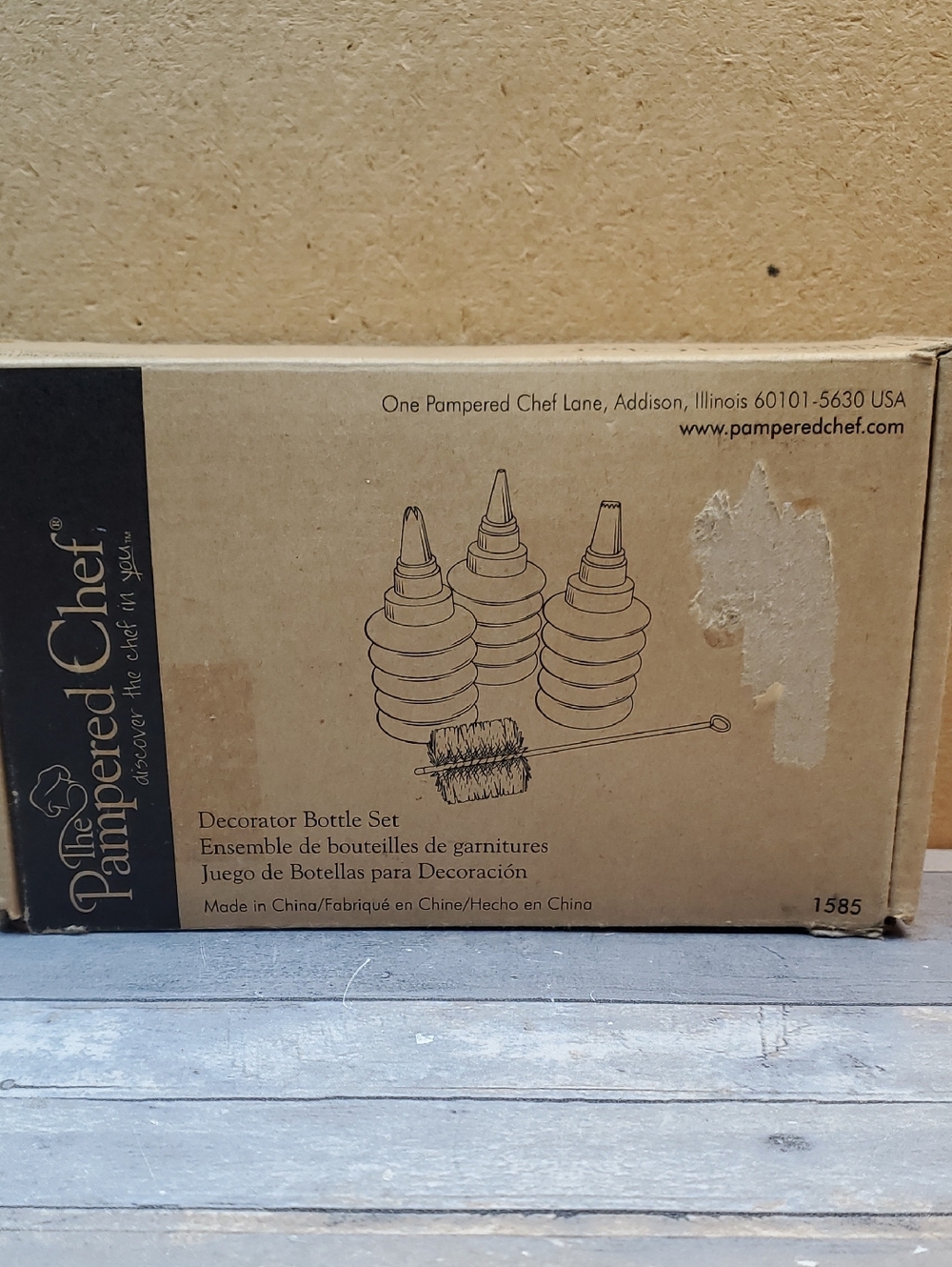 Pampered Chef Decorator Bottle Set  #2